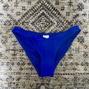 Blue bikini bottoms